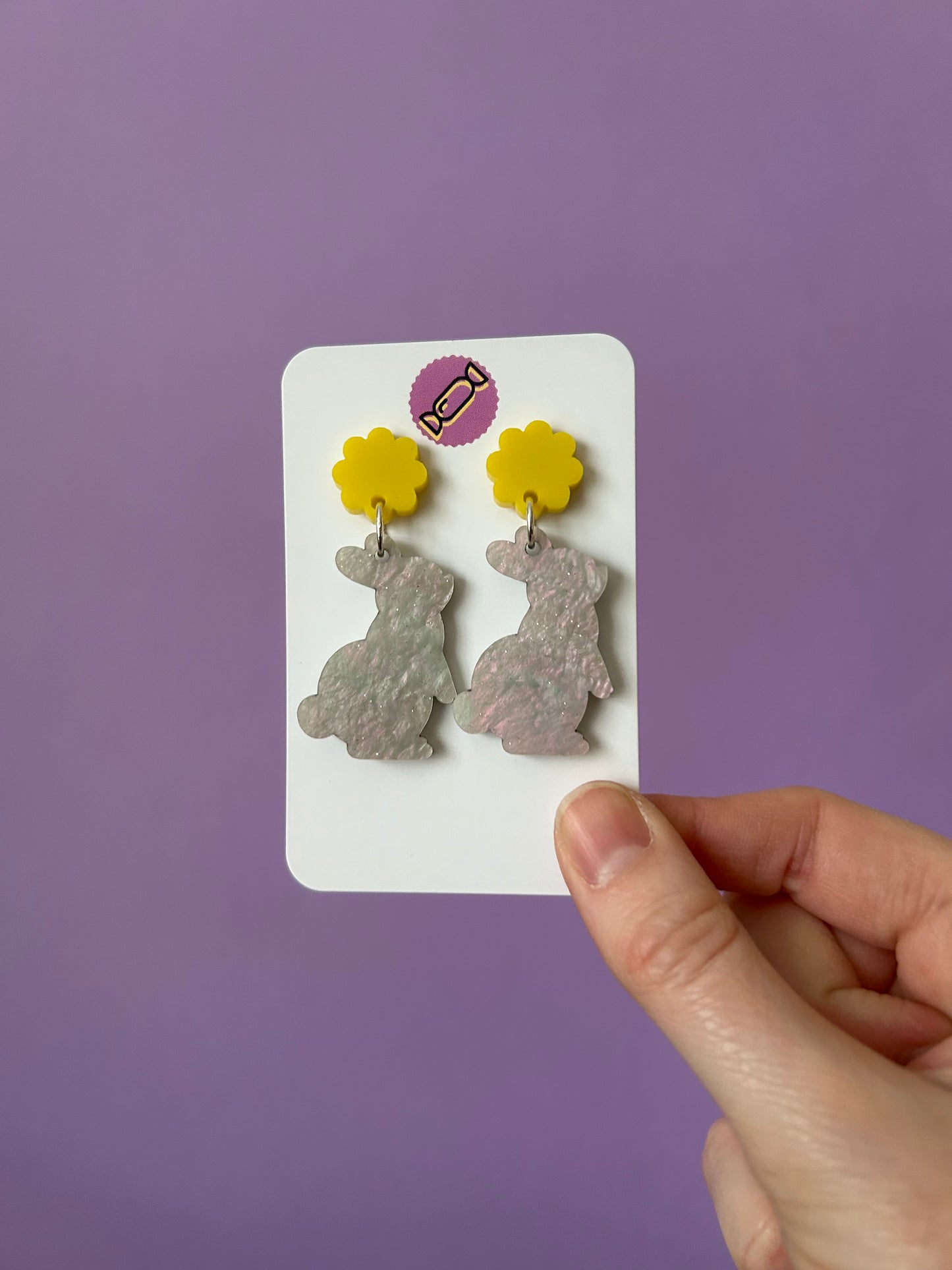 Spring & Easter OOAK Acrylic Earrings