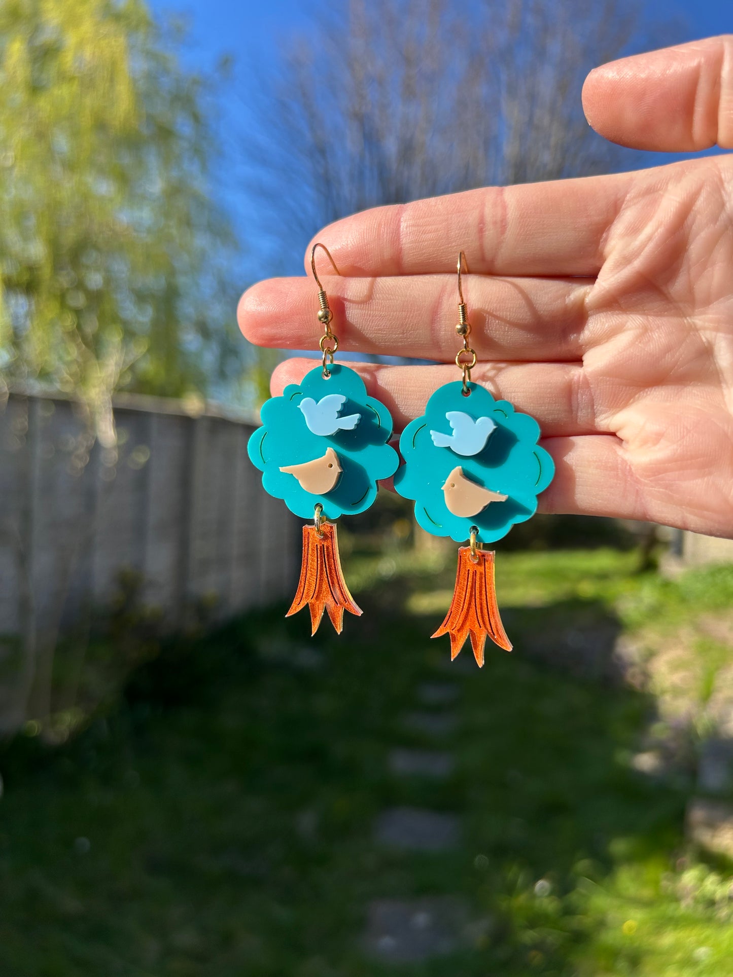 Little Tree Acrylic Earrings