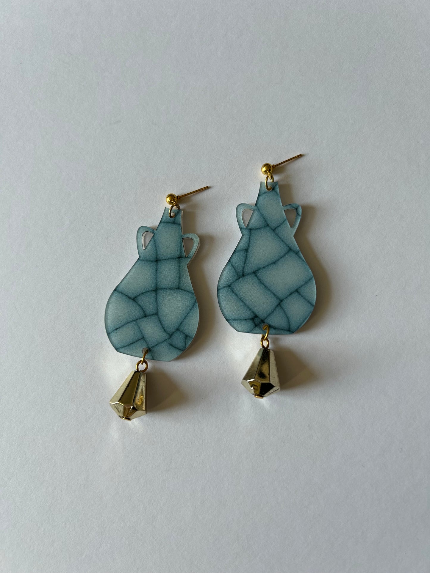 Kintsugi Acrylic Earrings