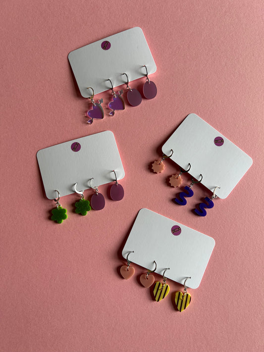 Small Dangly Acrylic Duos #2