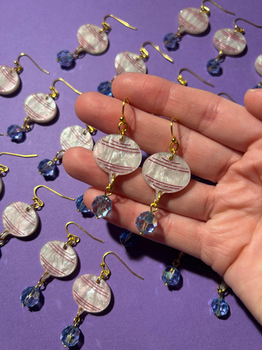Little Turnip Acrylic Earrings