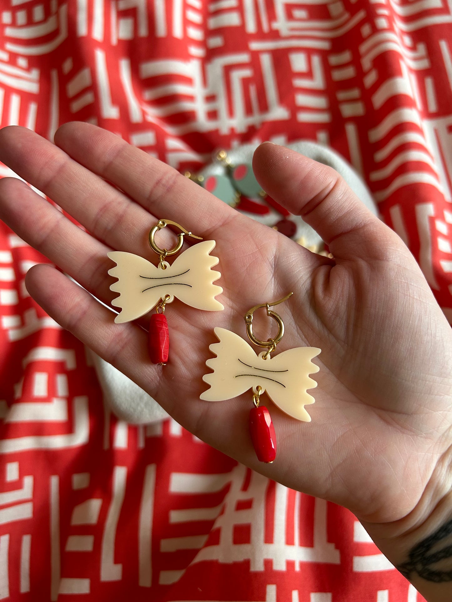 Mini Acrylic Pasta Bows