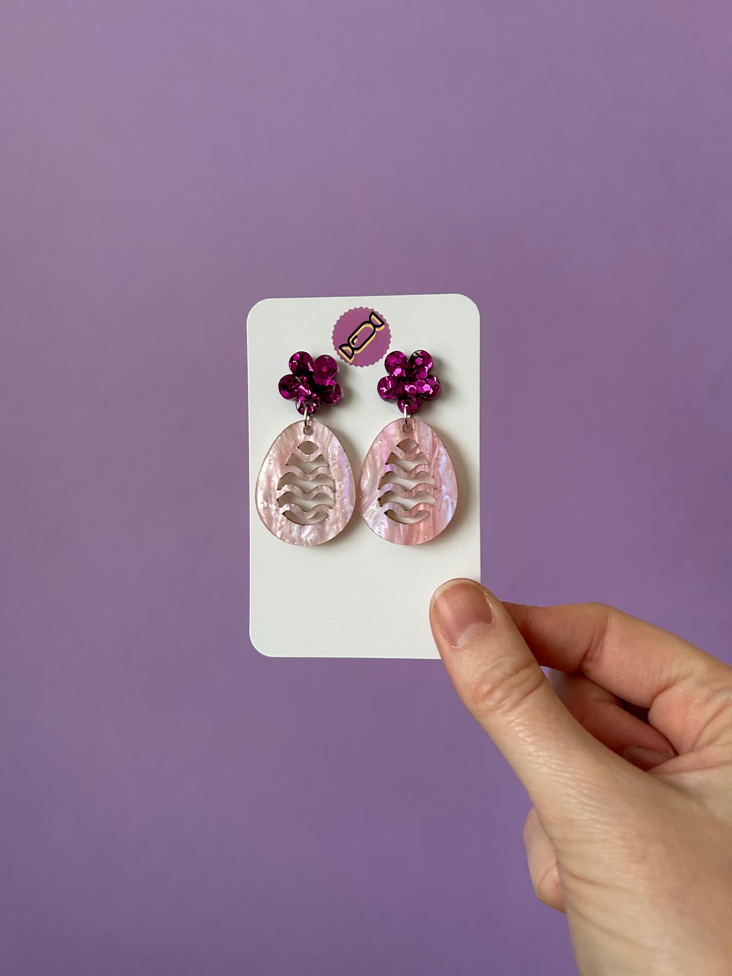 Spring & Easter OOAK Acrylic Earrings