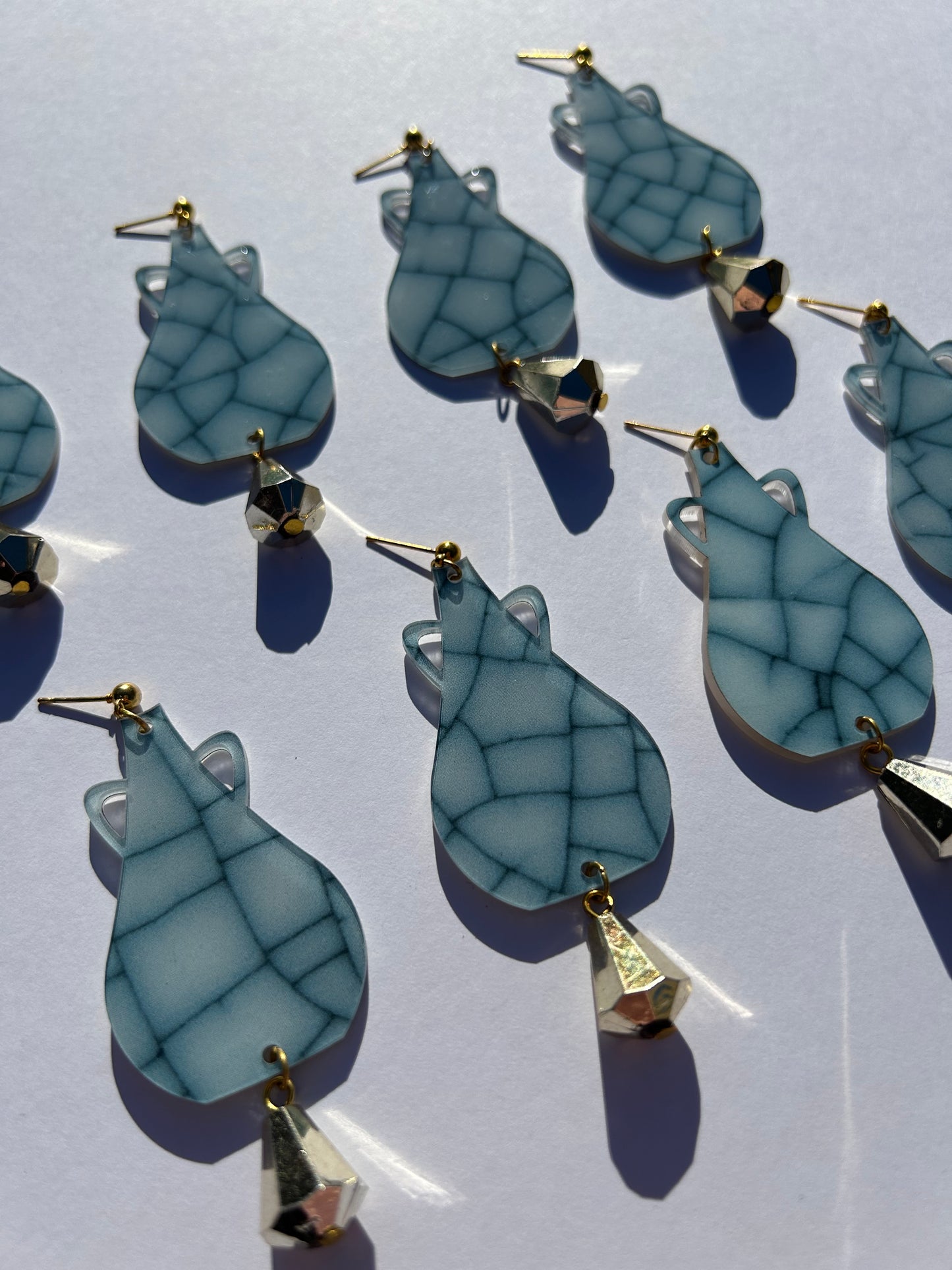 Kintsugi Acrylic Earrings