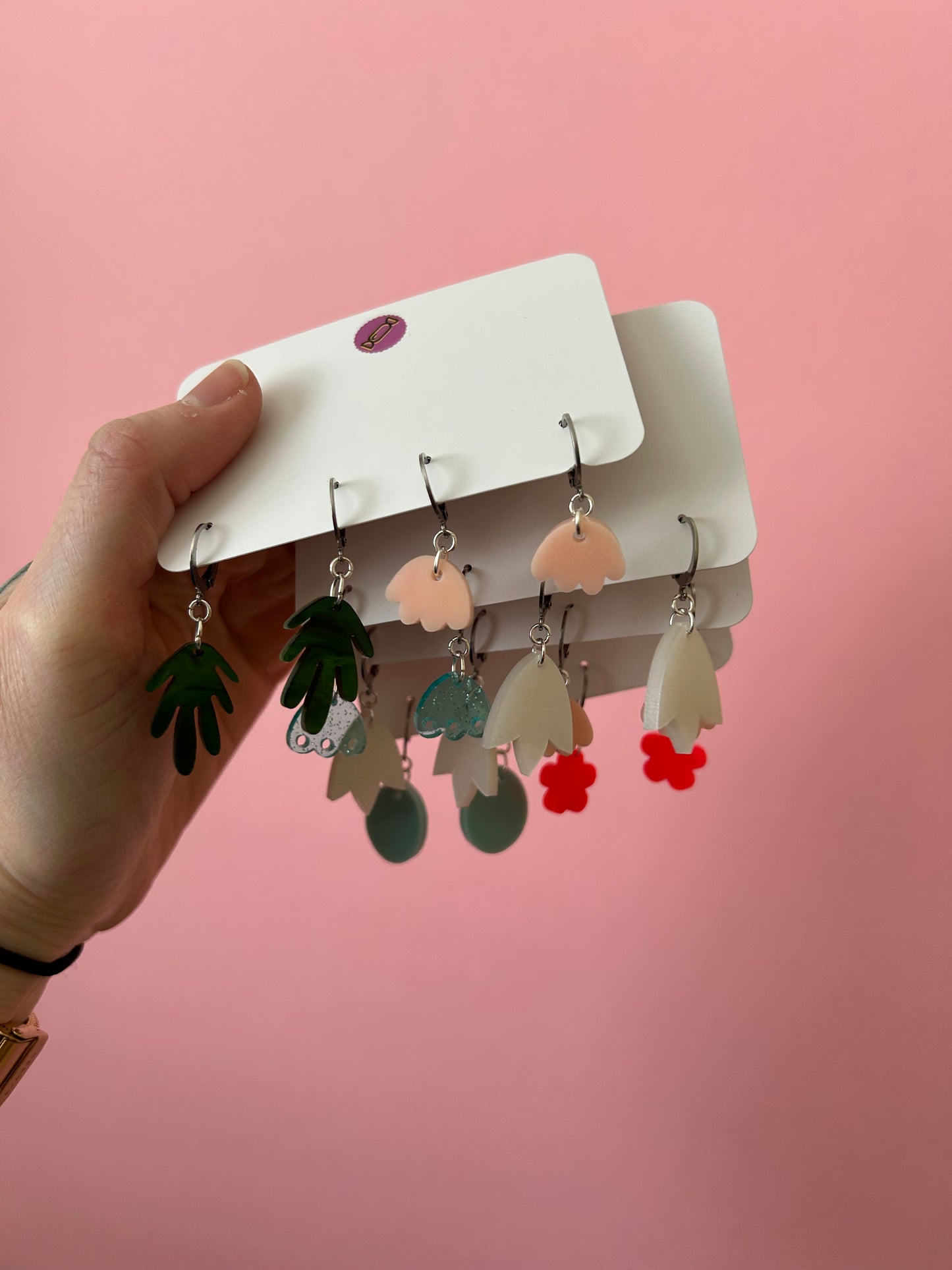Small Dangly Acrylic Duos #3