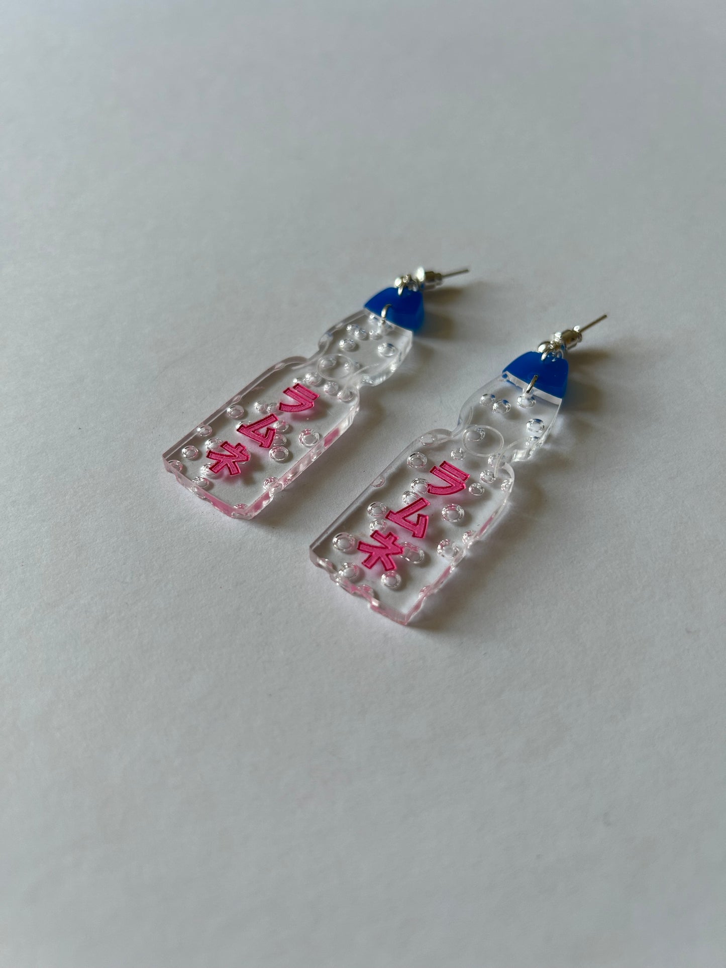 Ramune Soda Acrylic Earrings