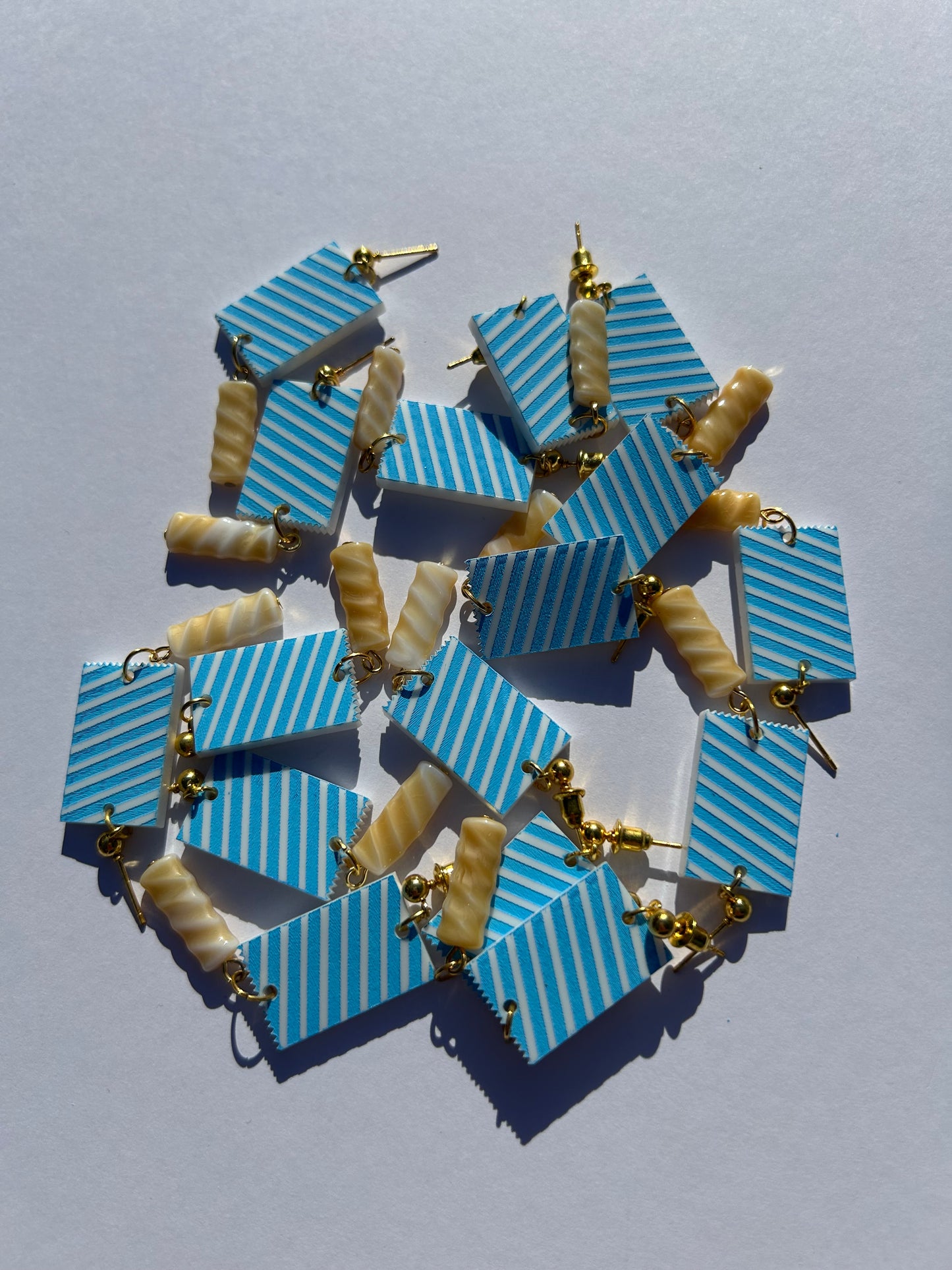 Sausage Roll Acrylic Earrings