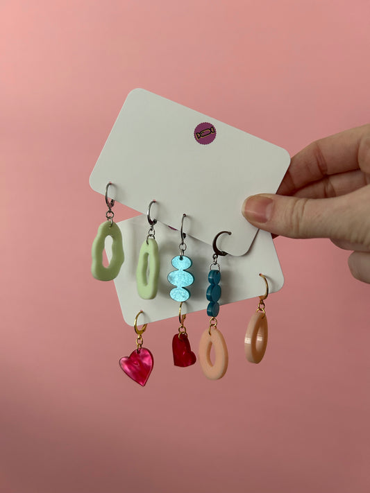 Small Acrylic Dangly Duos