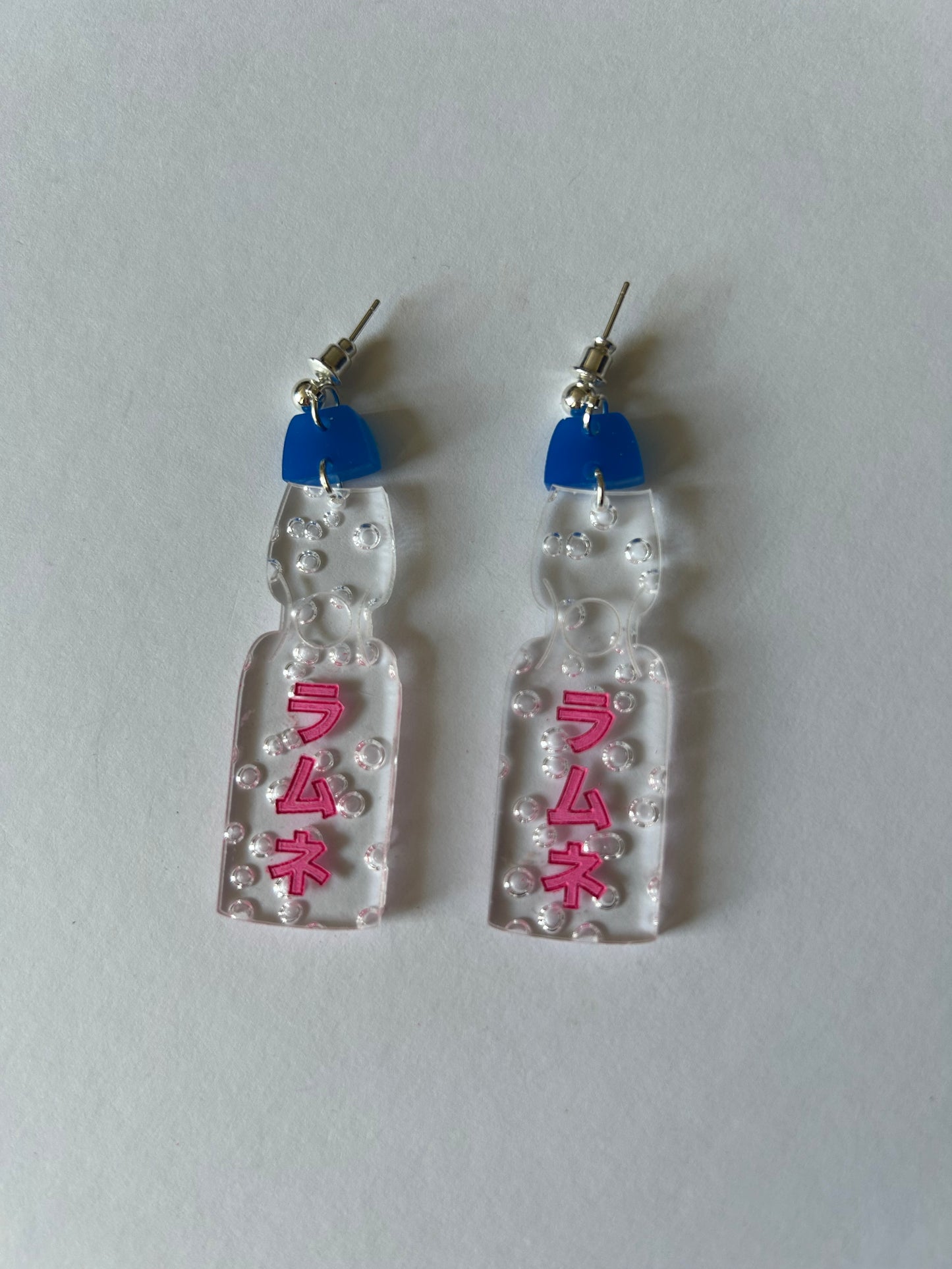 Ramune Soda Acrylic Earrings