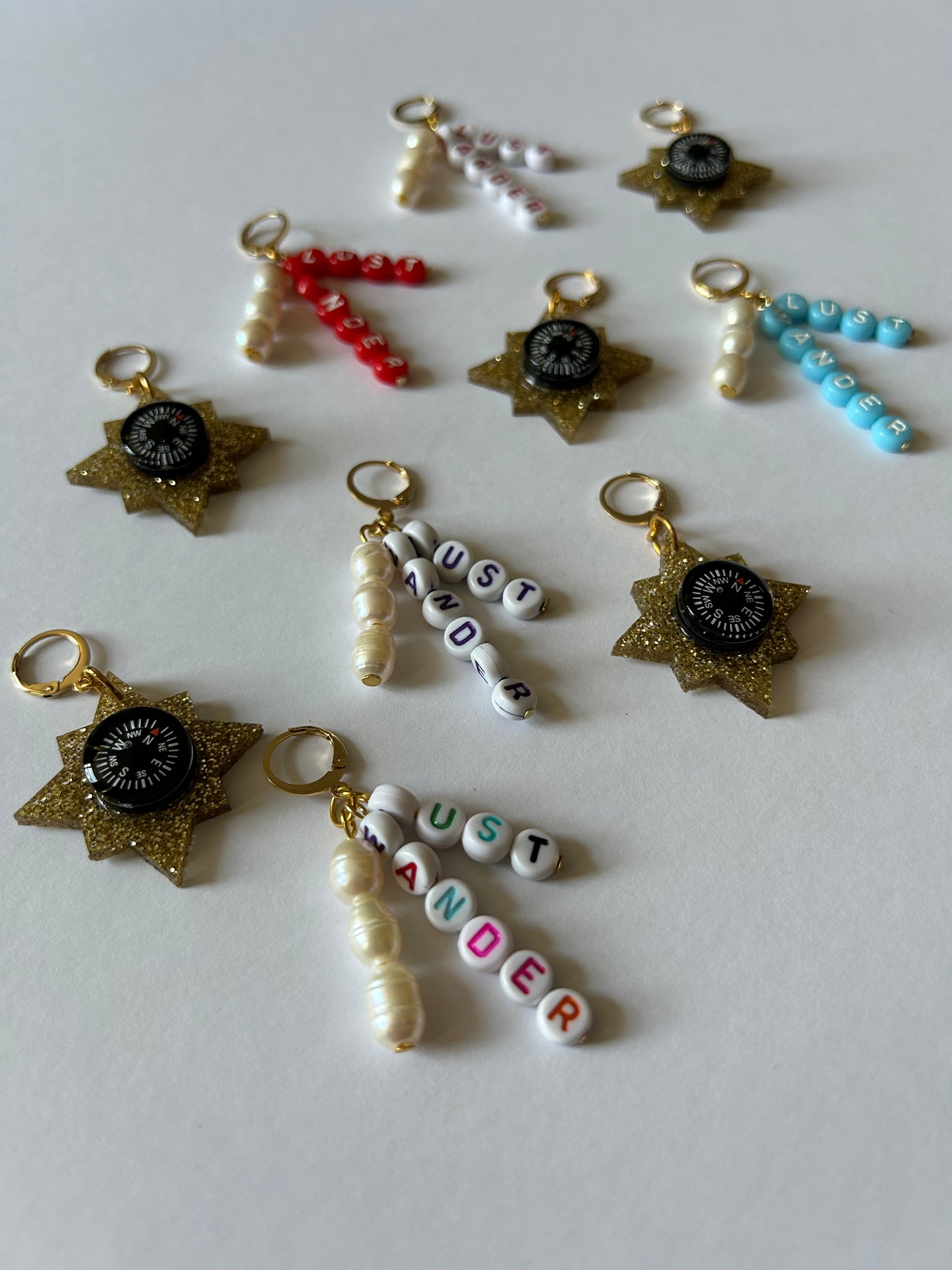 Wanderlust Acrylic Beaded Earrings
