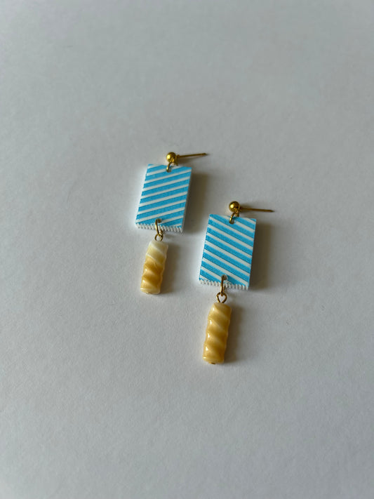 Sausage Roll Acrylic Earrings