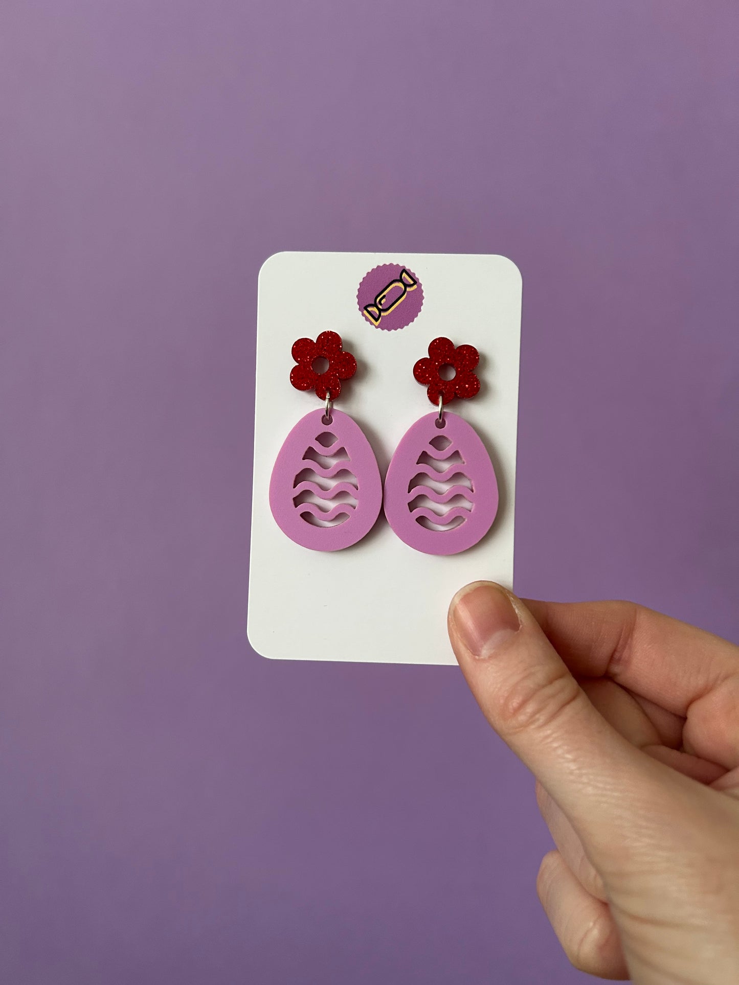 Spring & Easter OOAK Acrylic Earrings