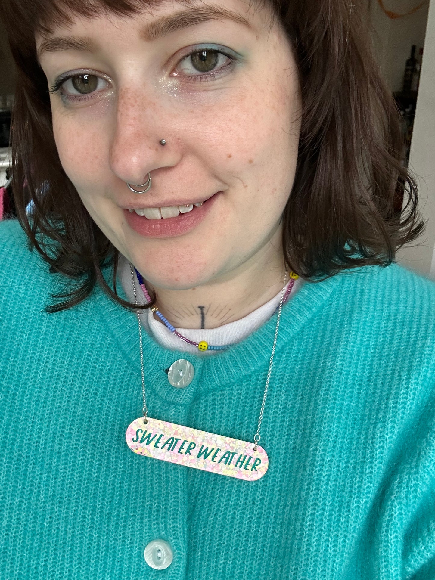 Sweater Weather Acrylic Necklace