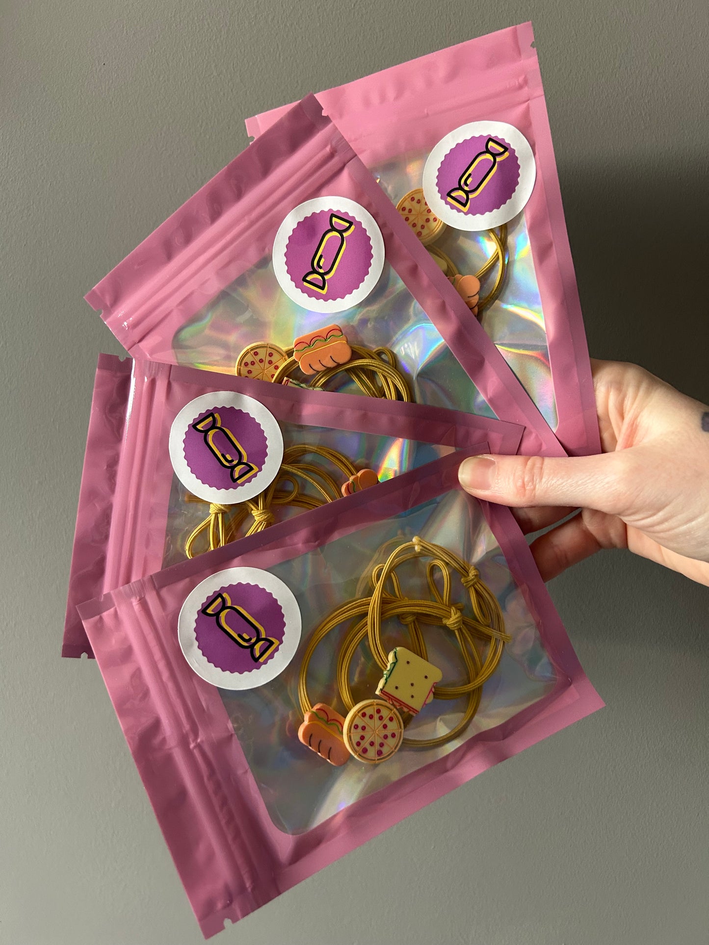 Hair Tie Set: Sandwiches