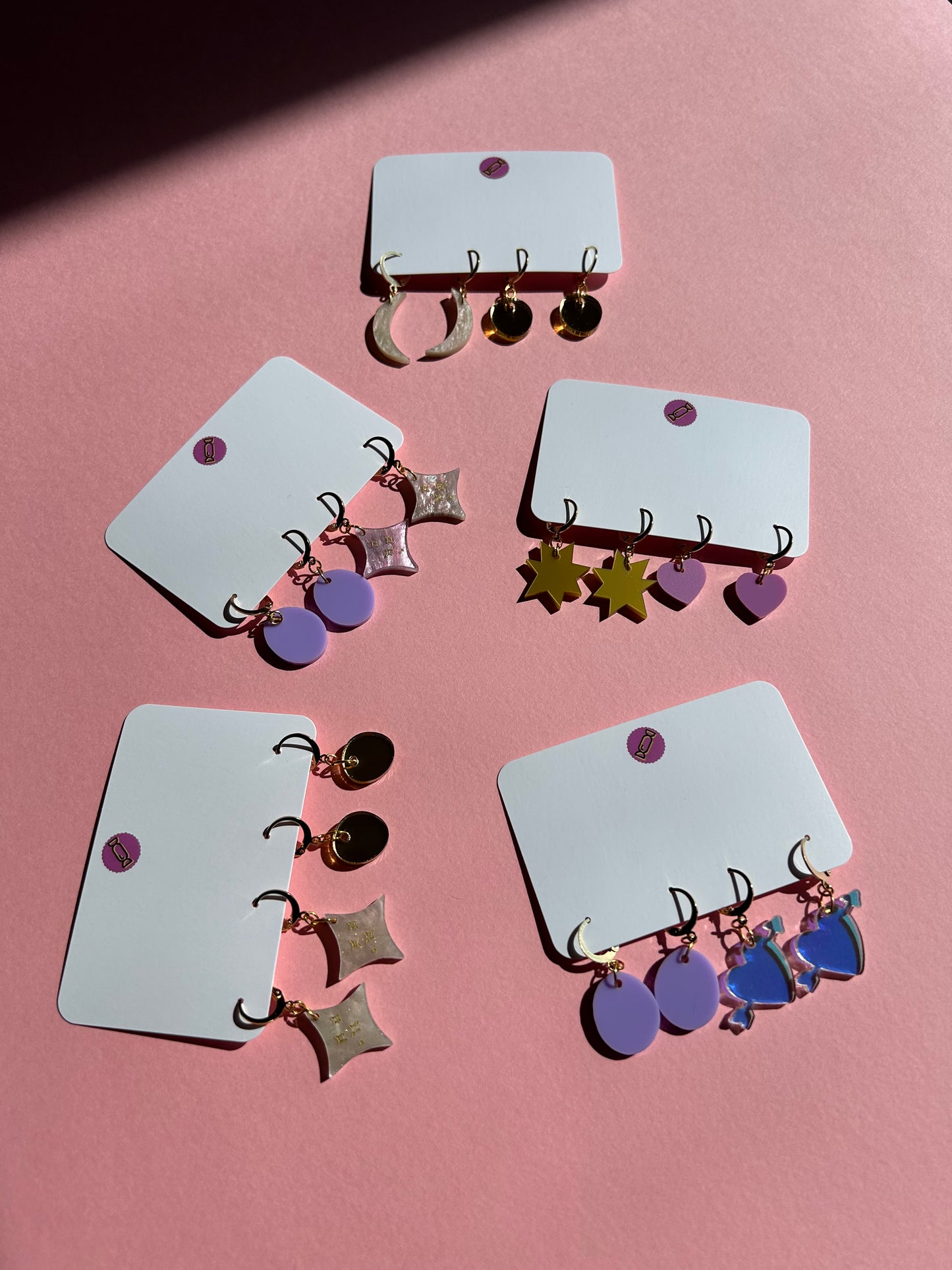 Small Dangly Acrylic Duos #1