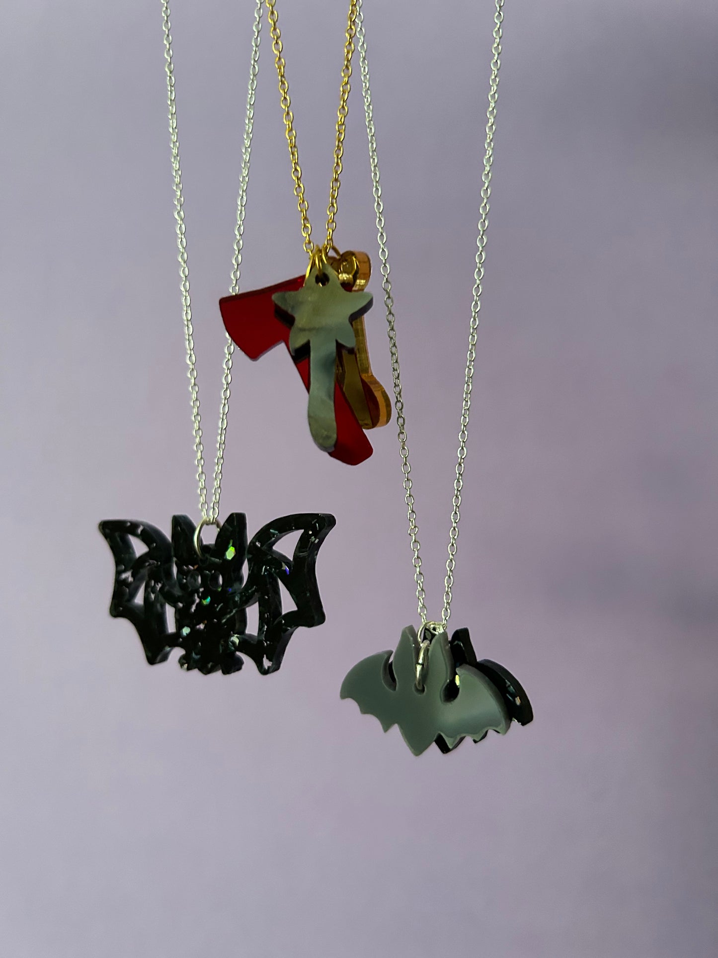 Halloween Charms Acrylic Necklace