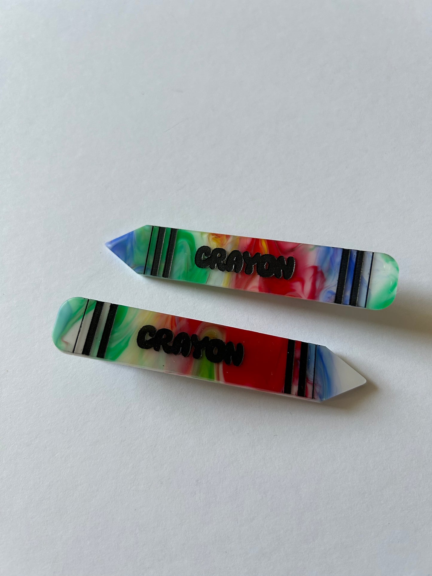 Crayon Hair Slides