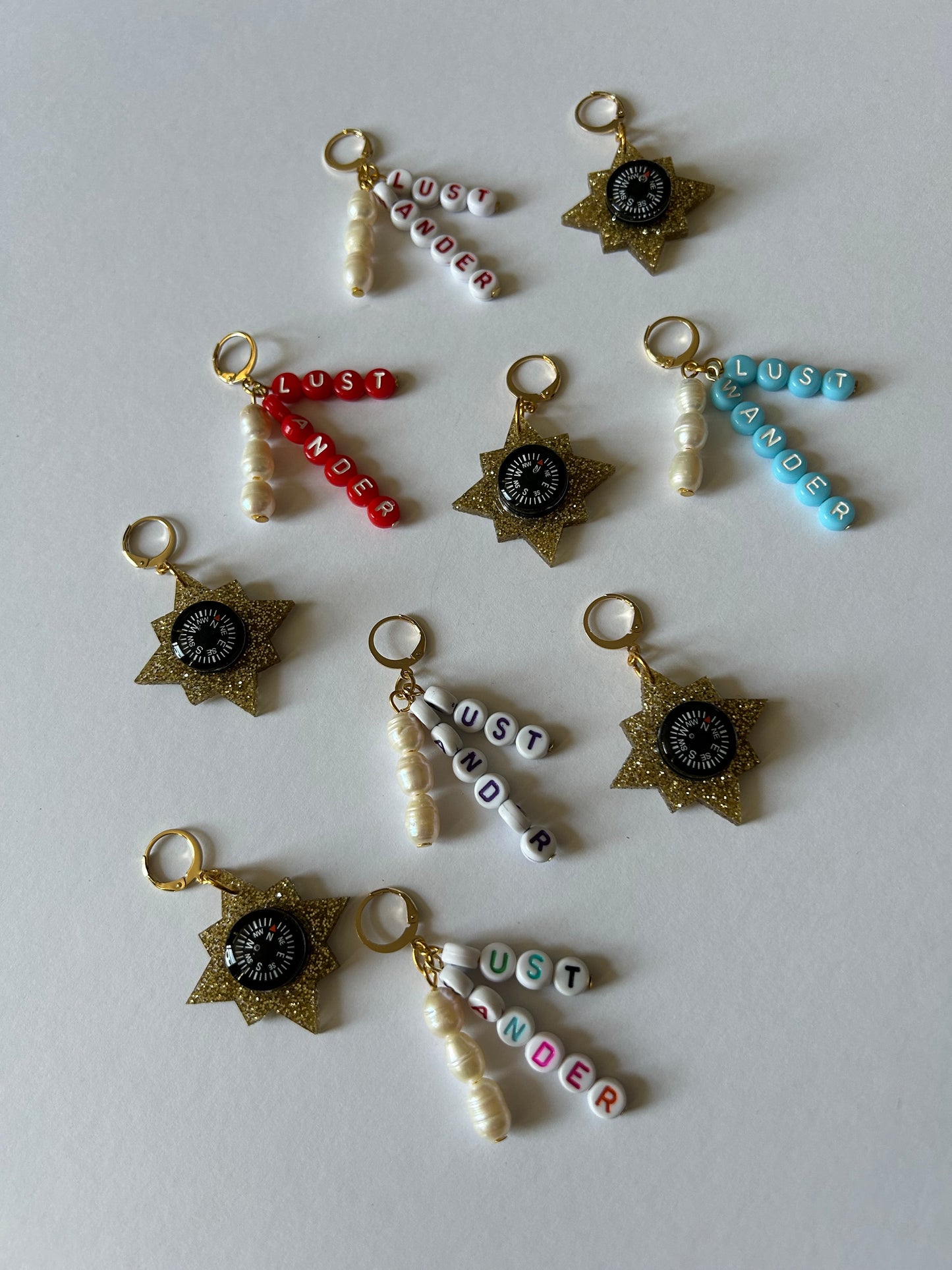 Wanderlust Acrylic Beaded Earrings