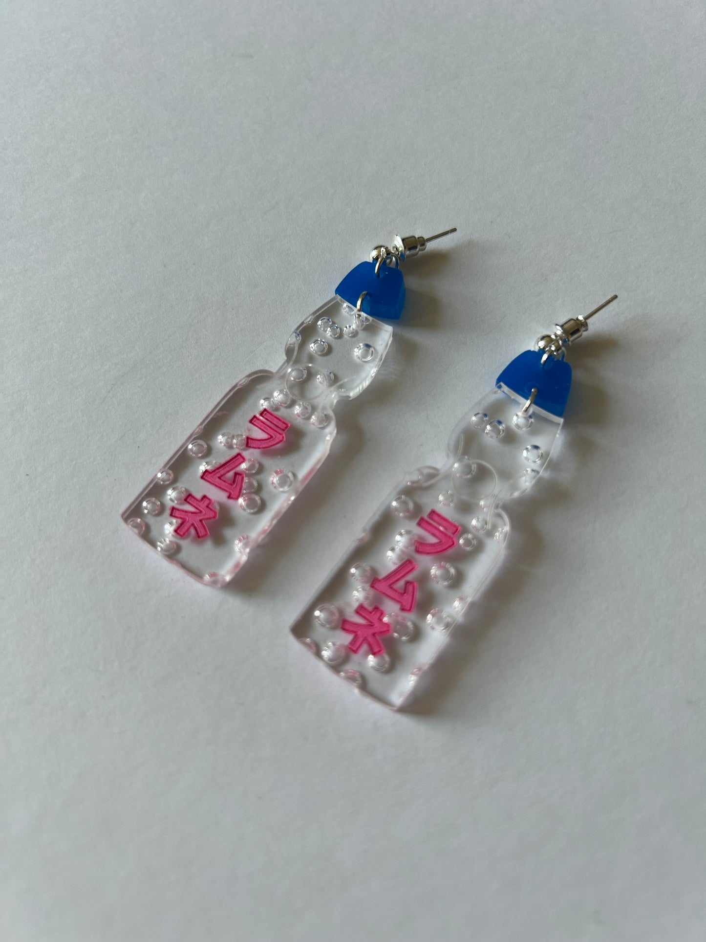 Ramune Soda Acrylic Earrings