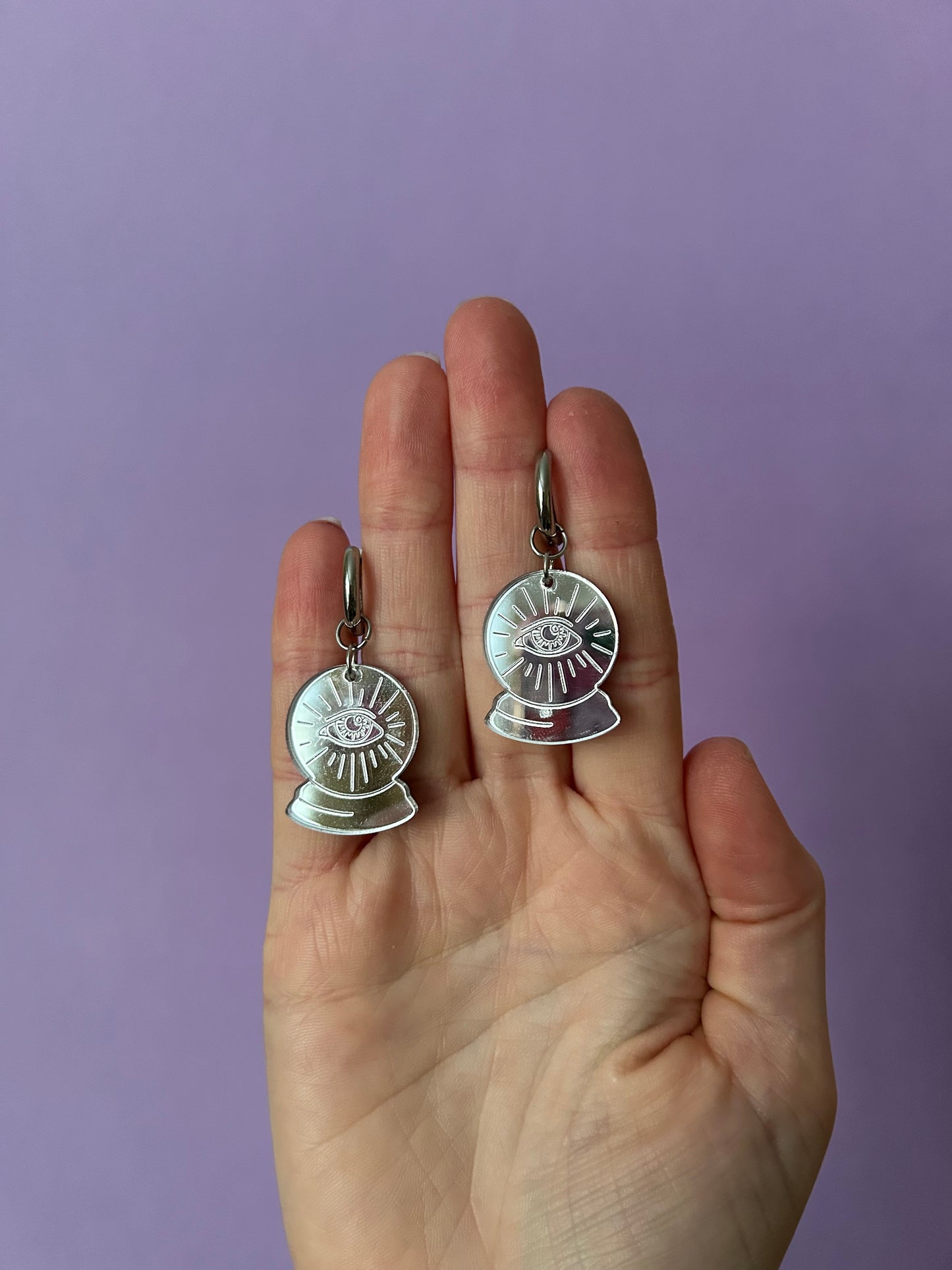 Halloween Charm Hoop Earrings