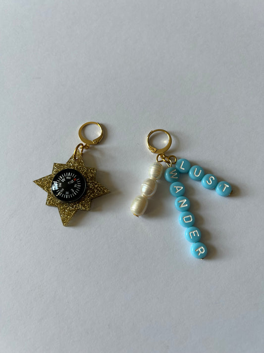 Wanderlust Acrylic Beaded Earrings