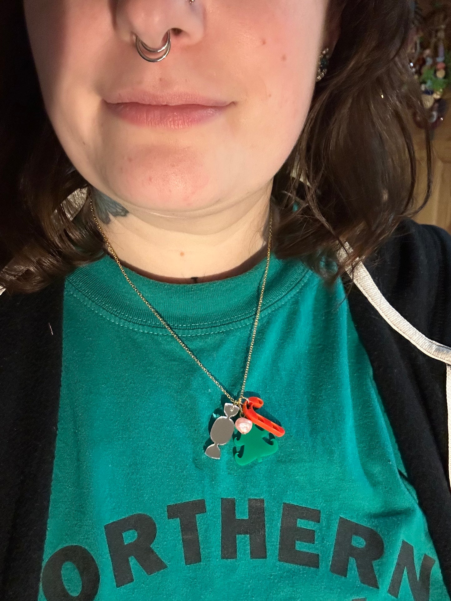 Festive Acrylic Charm Necklaces