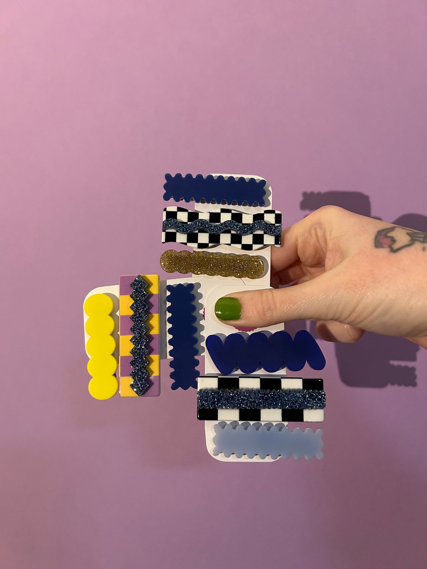 Blue Barrettes