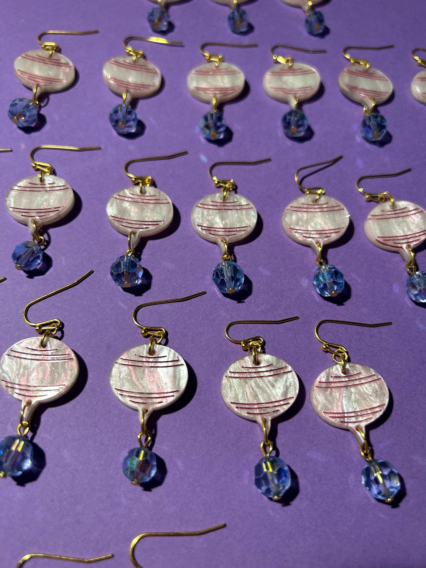 Little Turnip Acrylic Earrings
