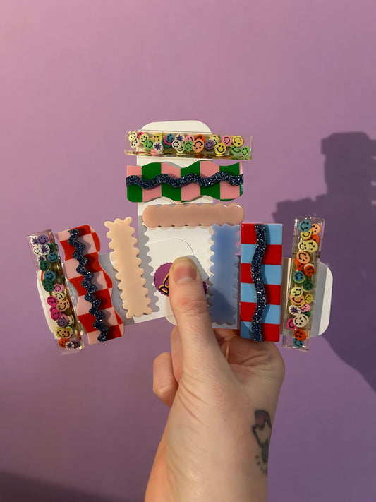 Acetate Barrettes No.1