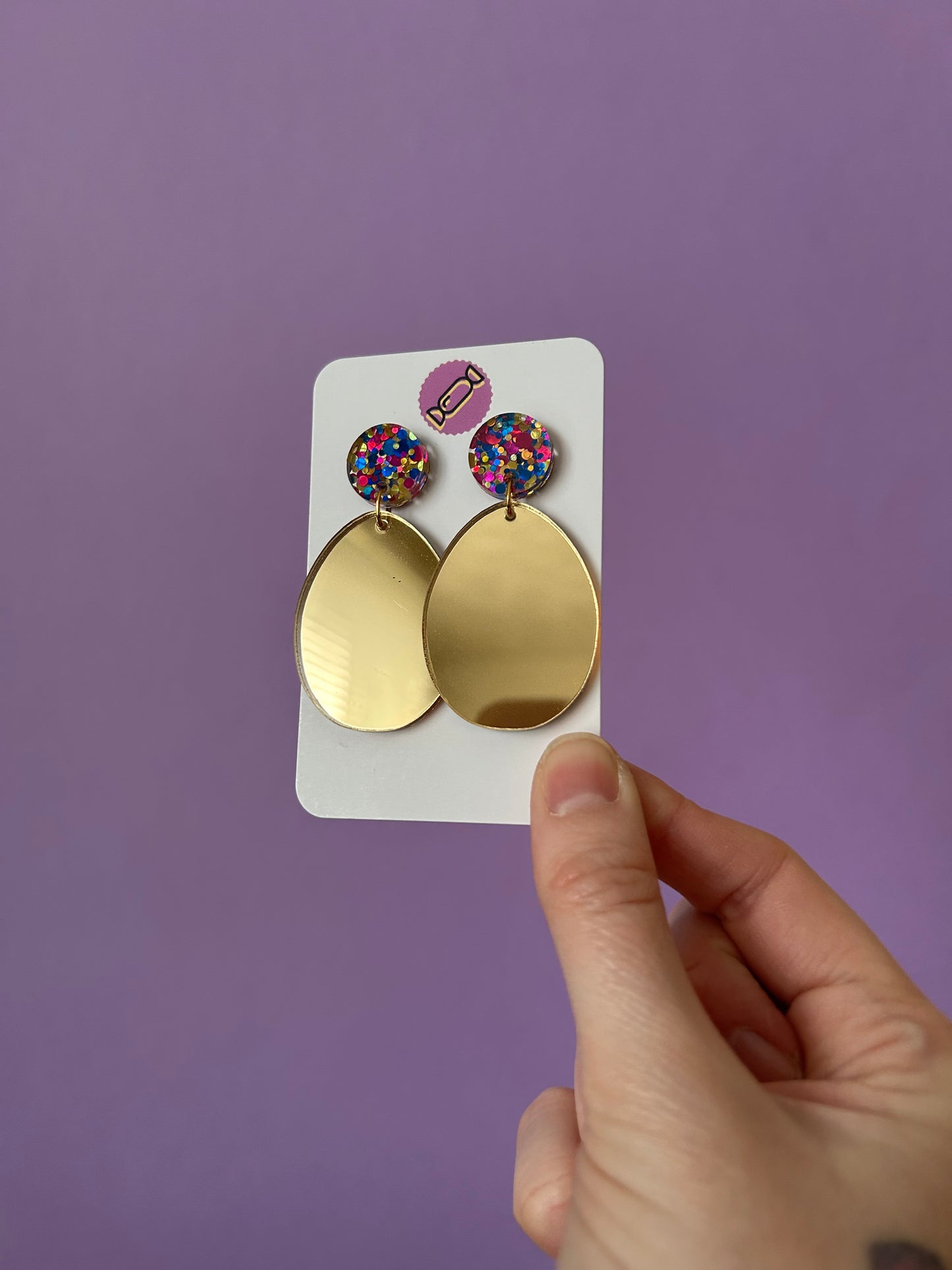 Spring & Easter OOAK Acrylic Earrings
