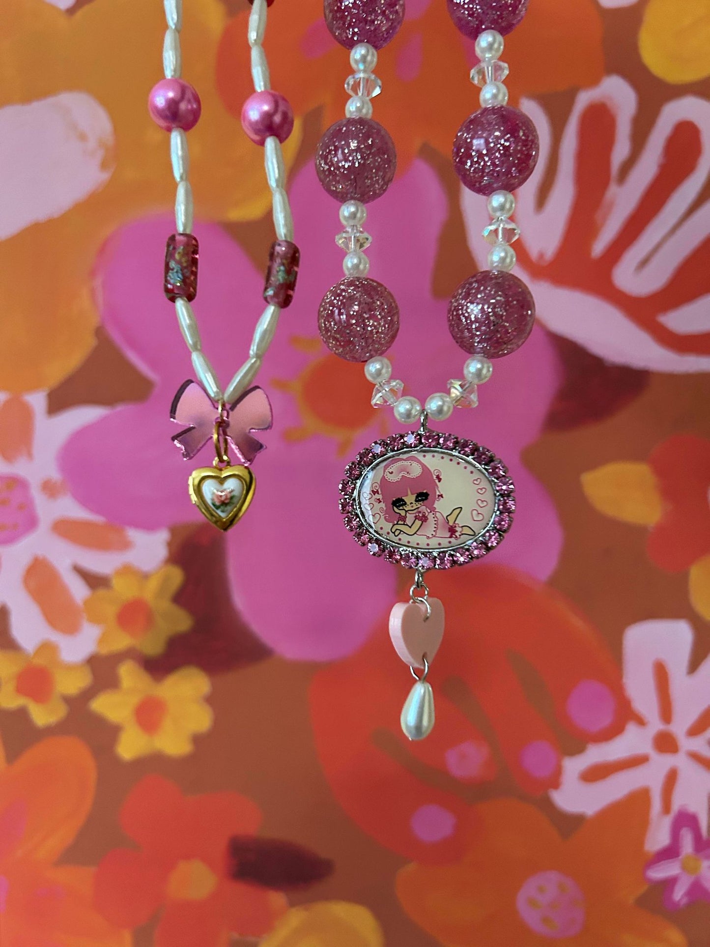 OOAK Valentines Necklaces