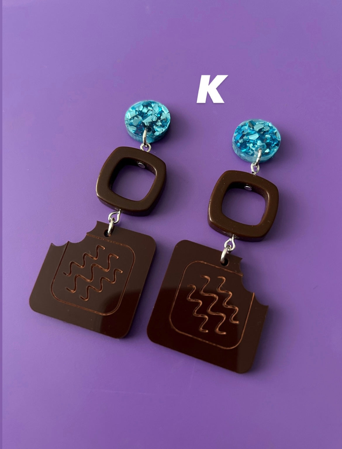 Chocolate Box Acrylic Earrings