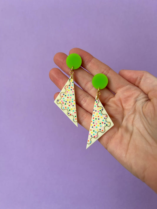 Fairy Bread Acrylic Earrings