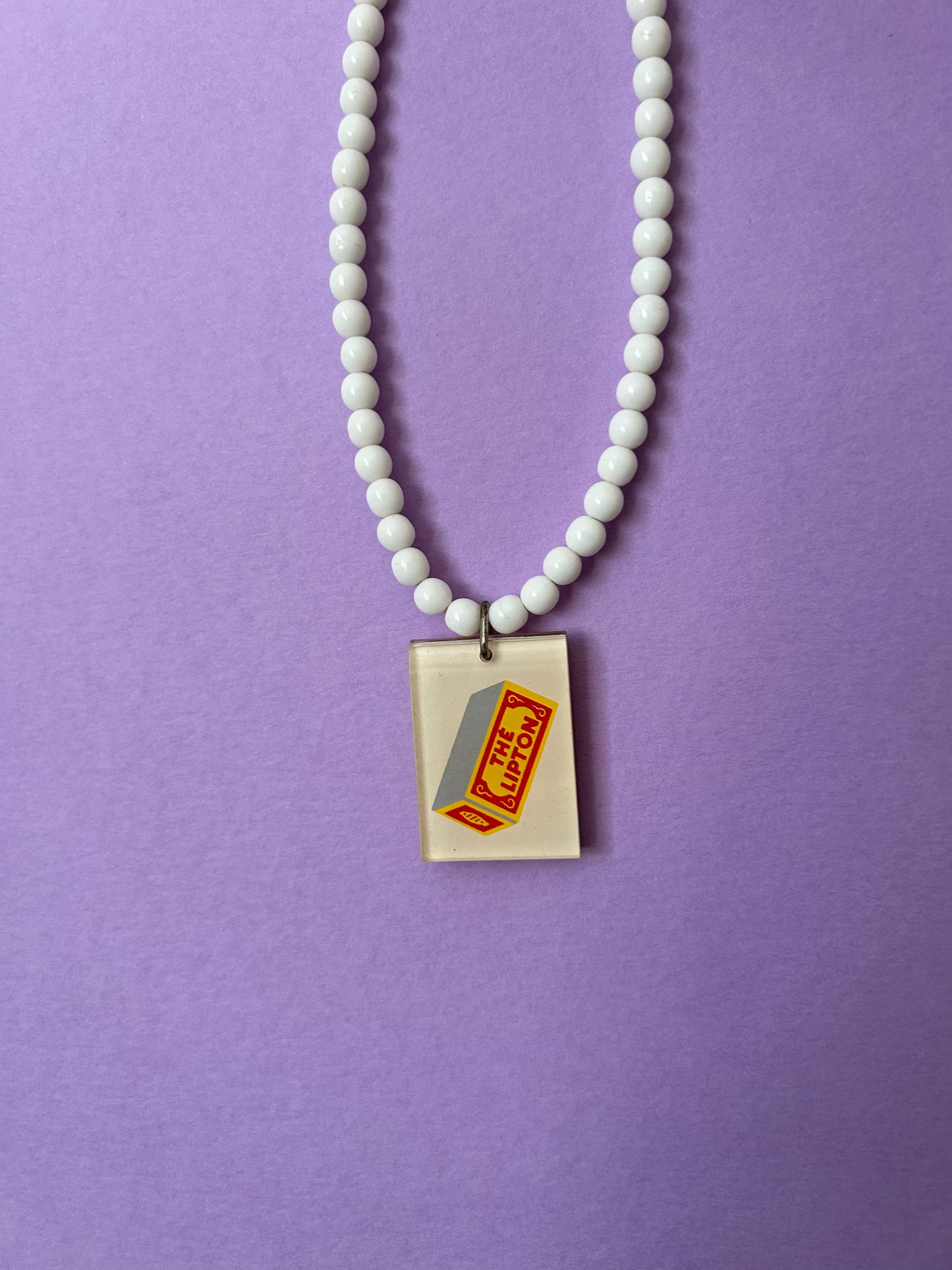 Vintage French Keyring Beaded Necklaces