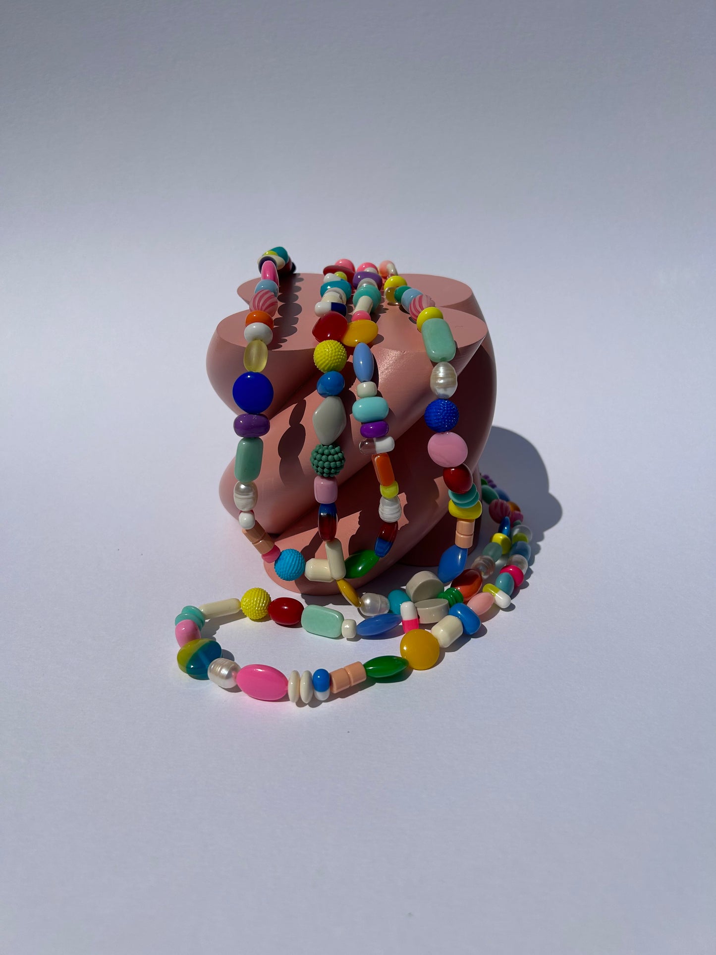 Pills & Pearls Beaded Necklaces