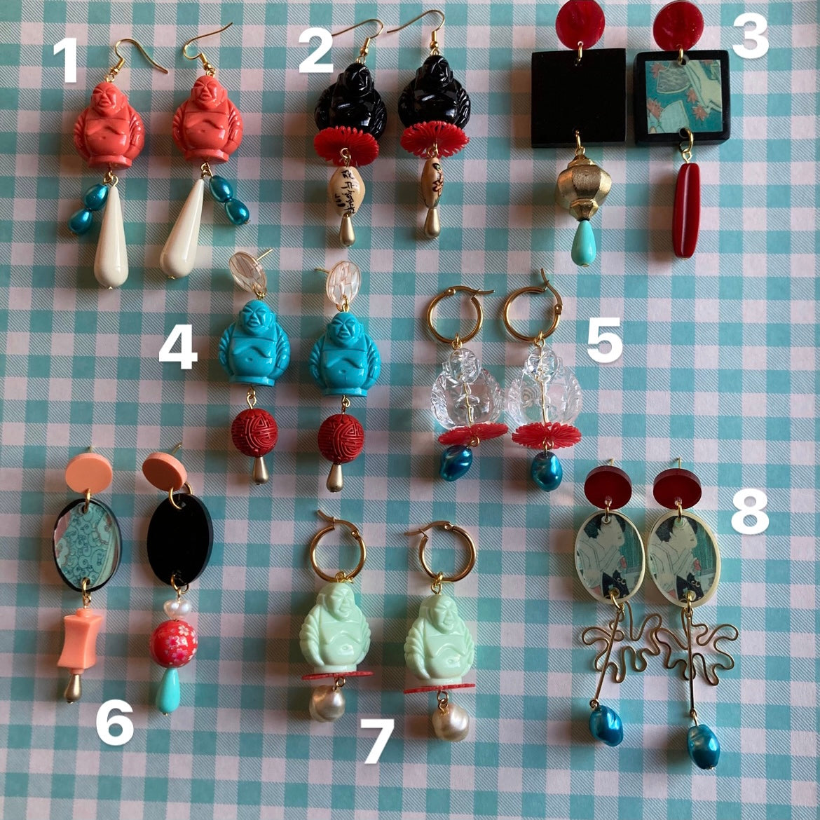 Hong Kong Beaded Earrings