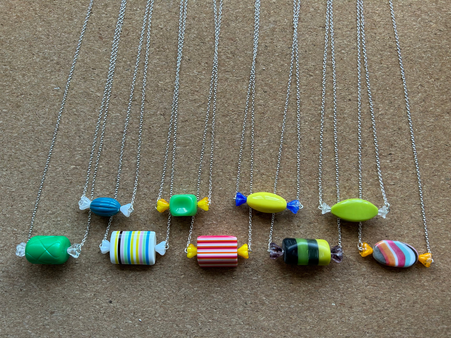 Bonbon Resin & Glass Necklaces No.1