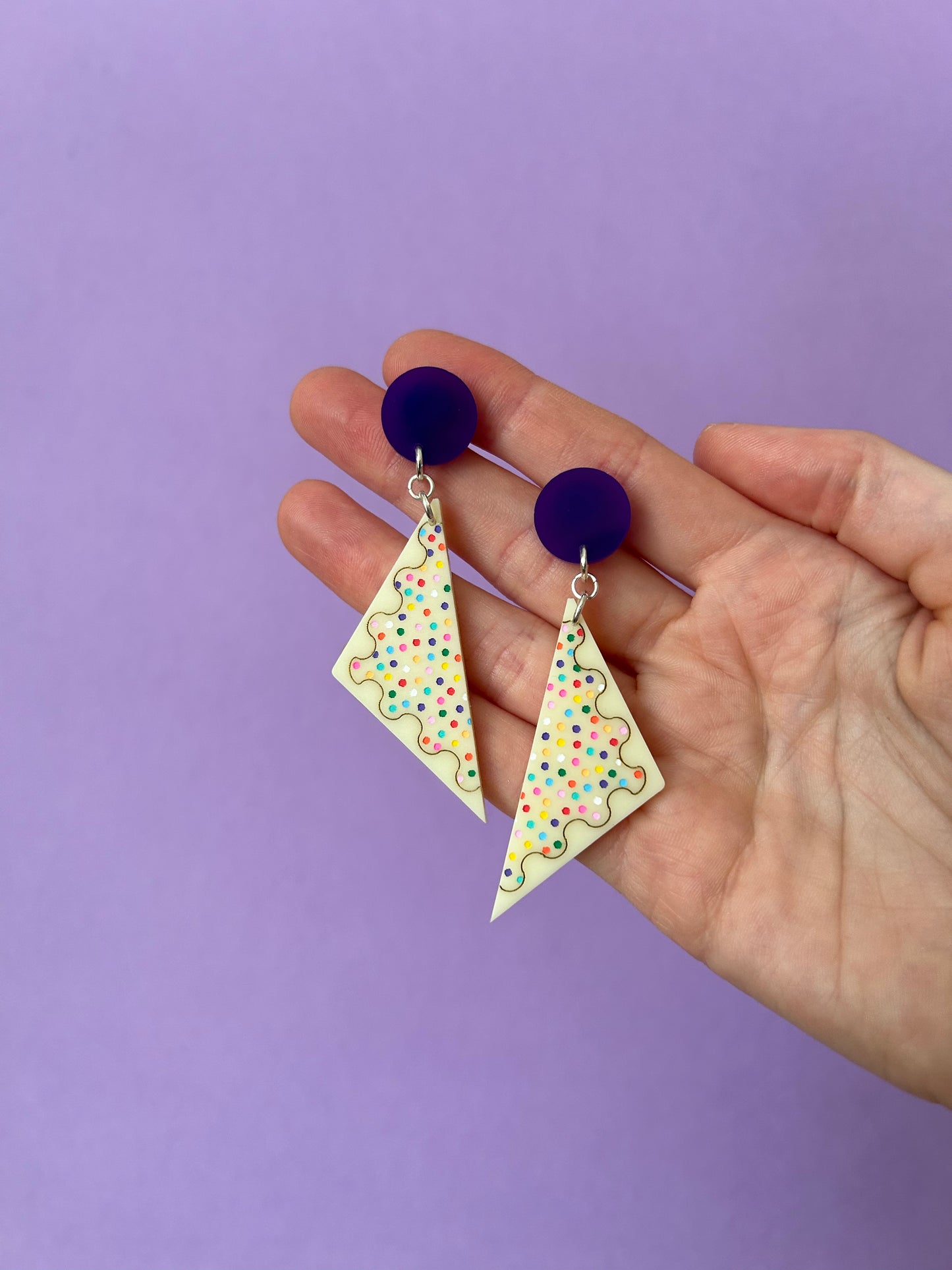 Fairy Bread Acrylic Earrings