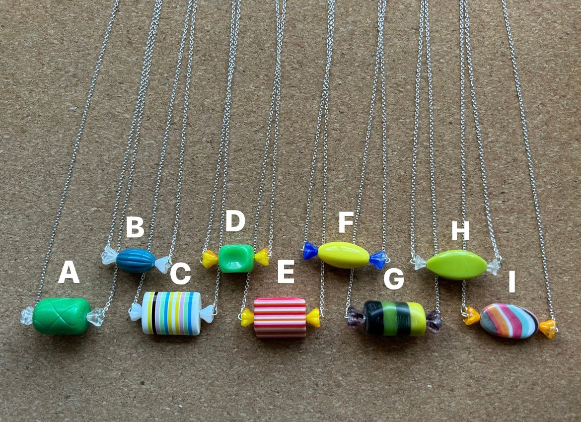 Bonbon Resin & Glass Necklaces No.1