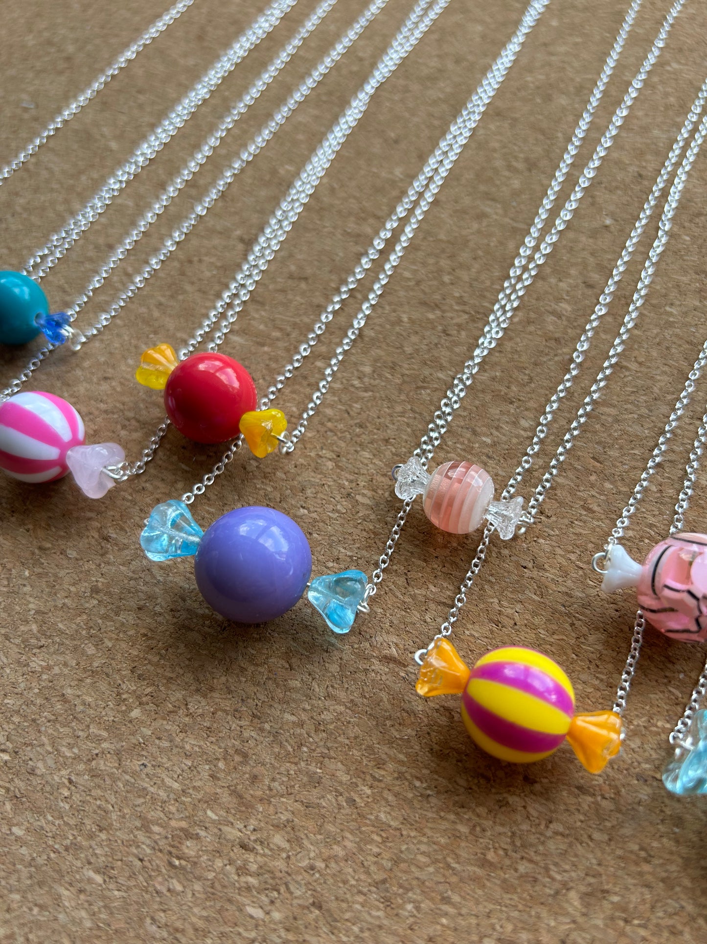 Bonbon Resin & Glass Necklaces No.2