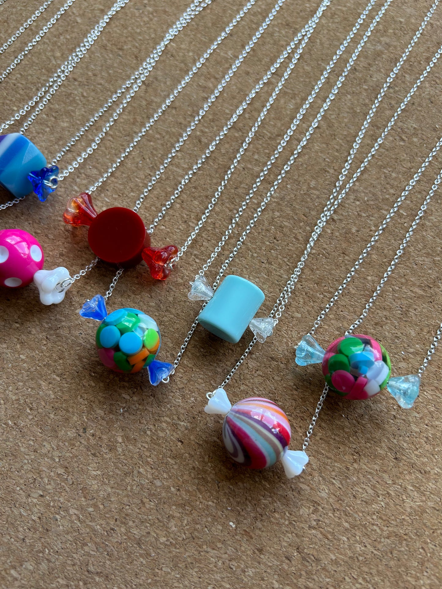 Bonbon Resin & Glass Necklaces No.3