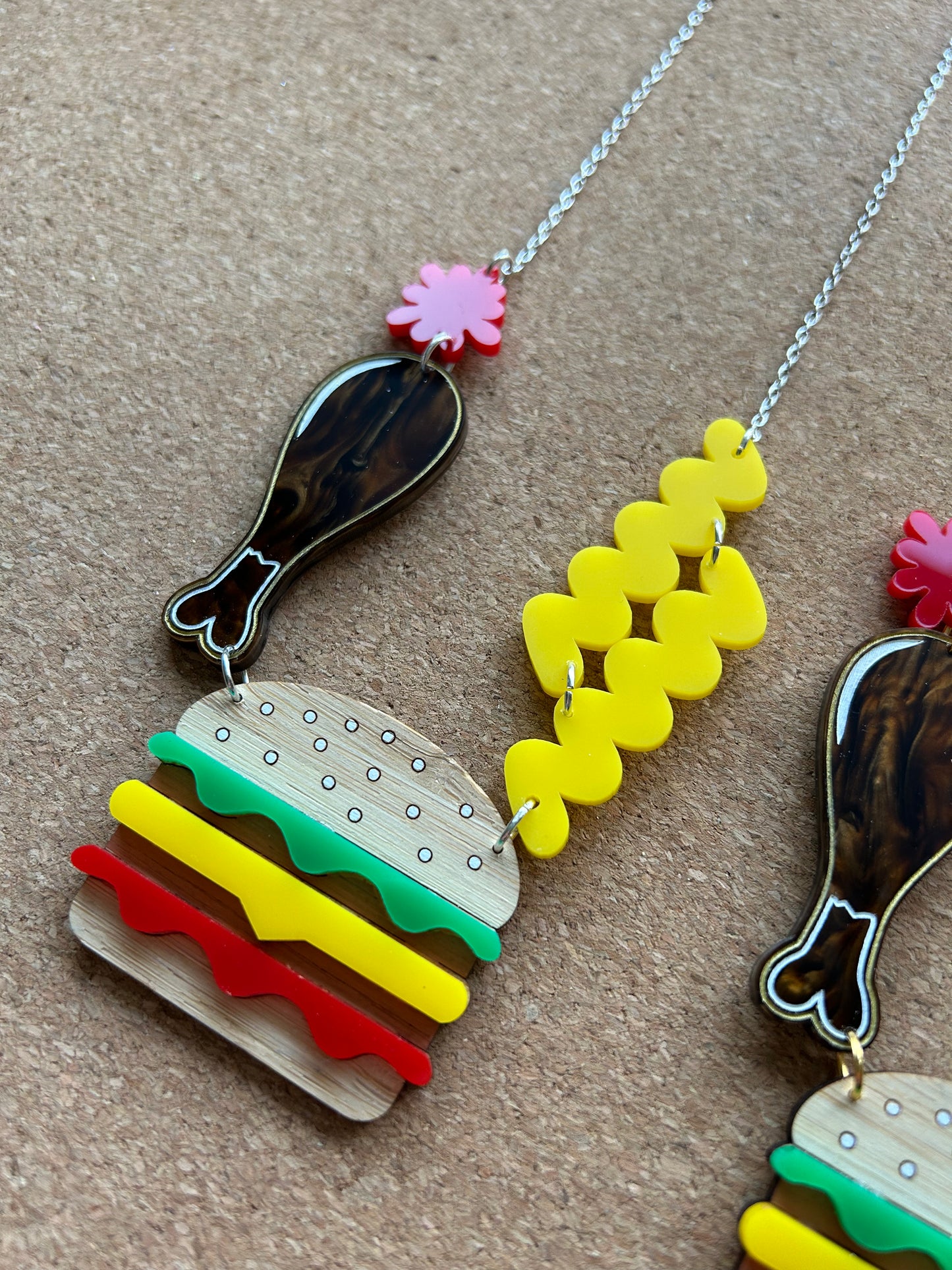 Junk Food Acrylic Necklaces