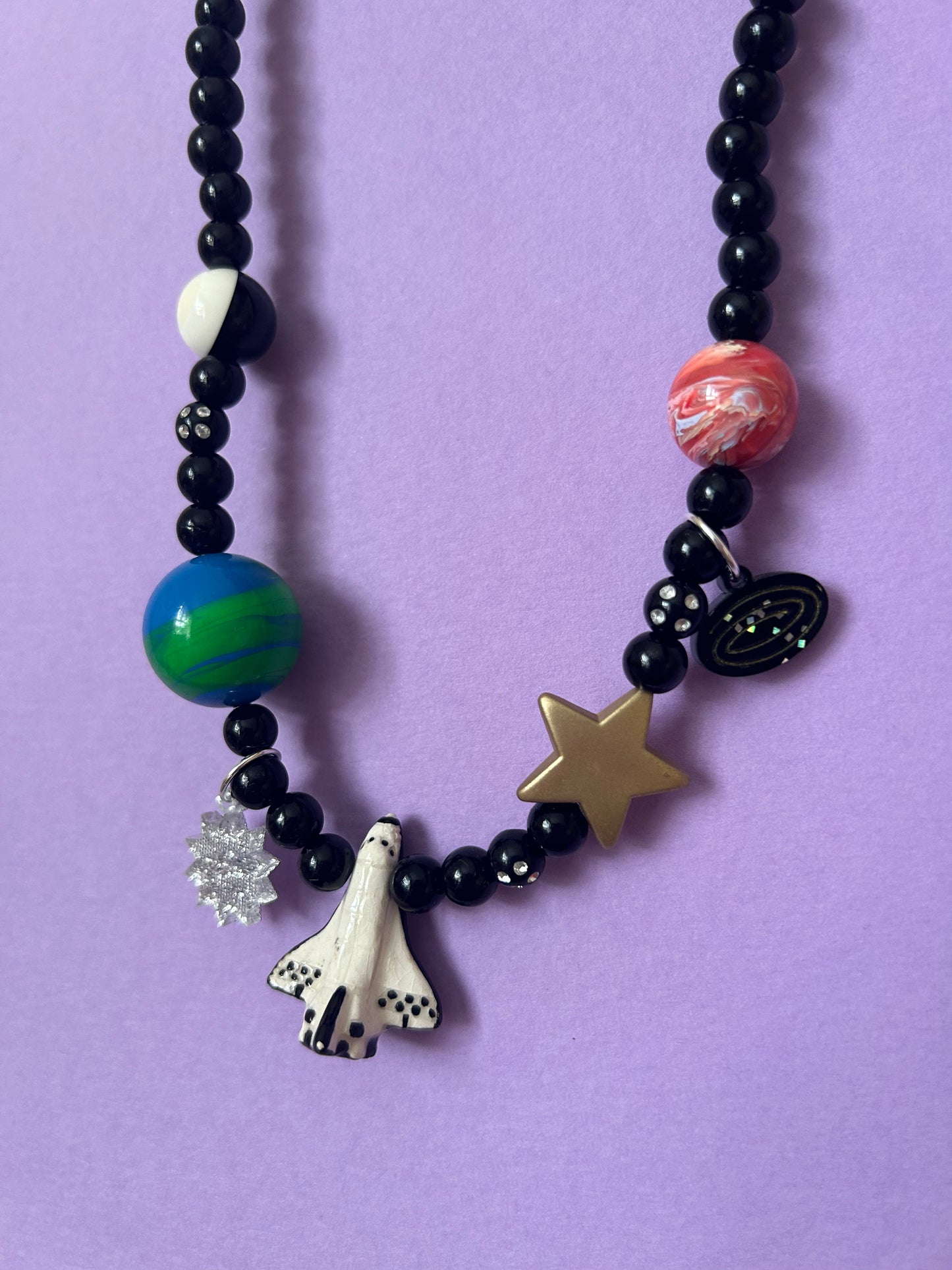 Deep Space Beaded Necklace