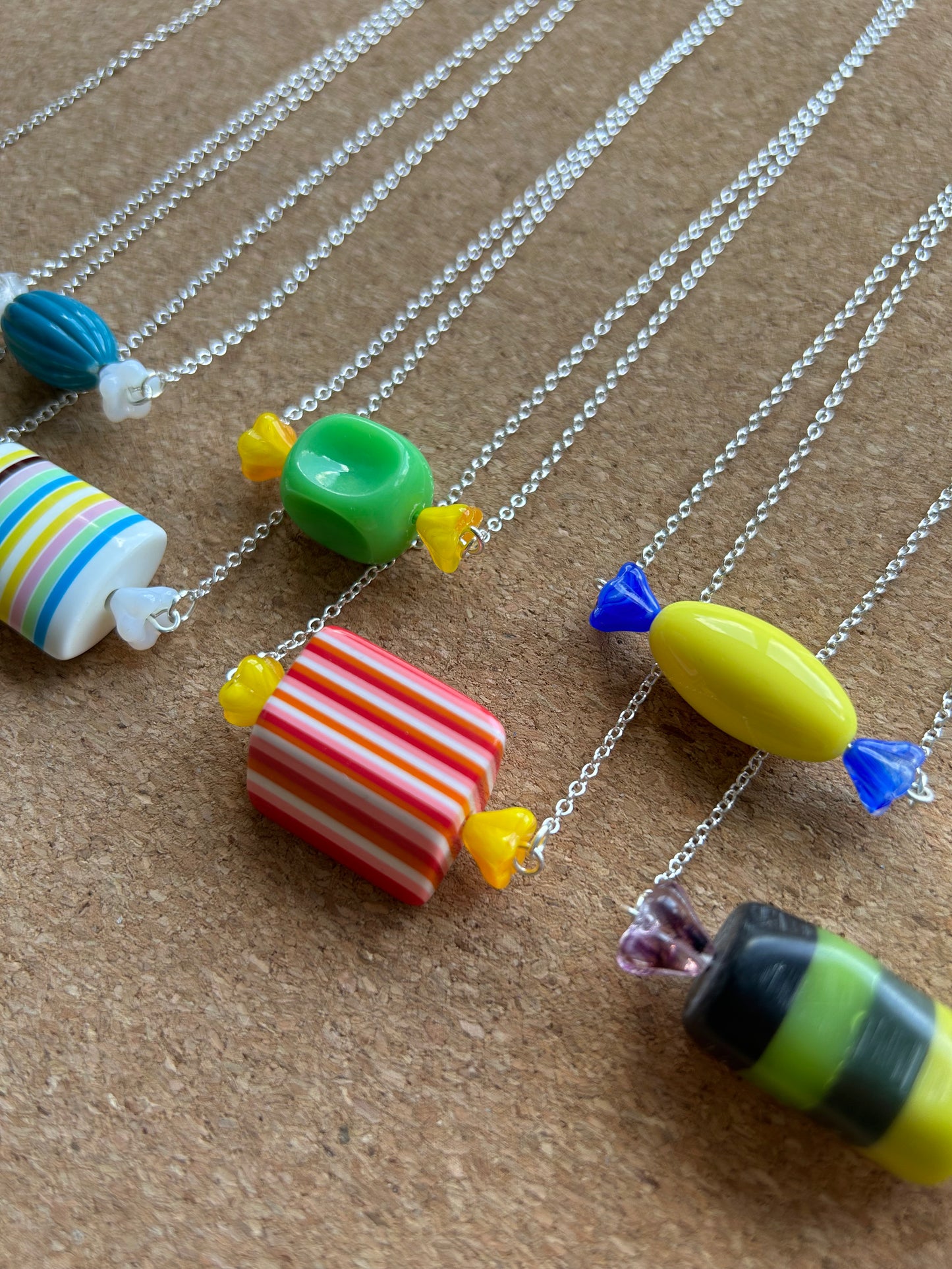 Bonbon Resin & Glass Necklaces No.1