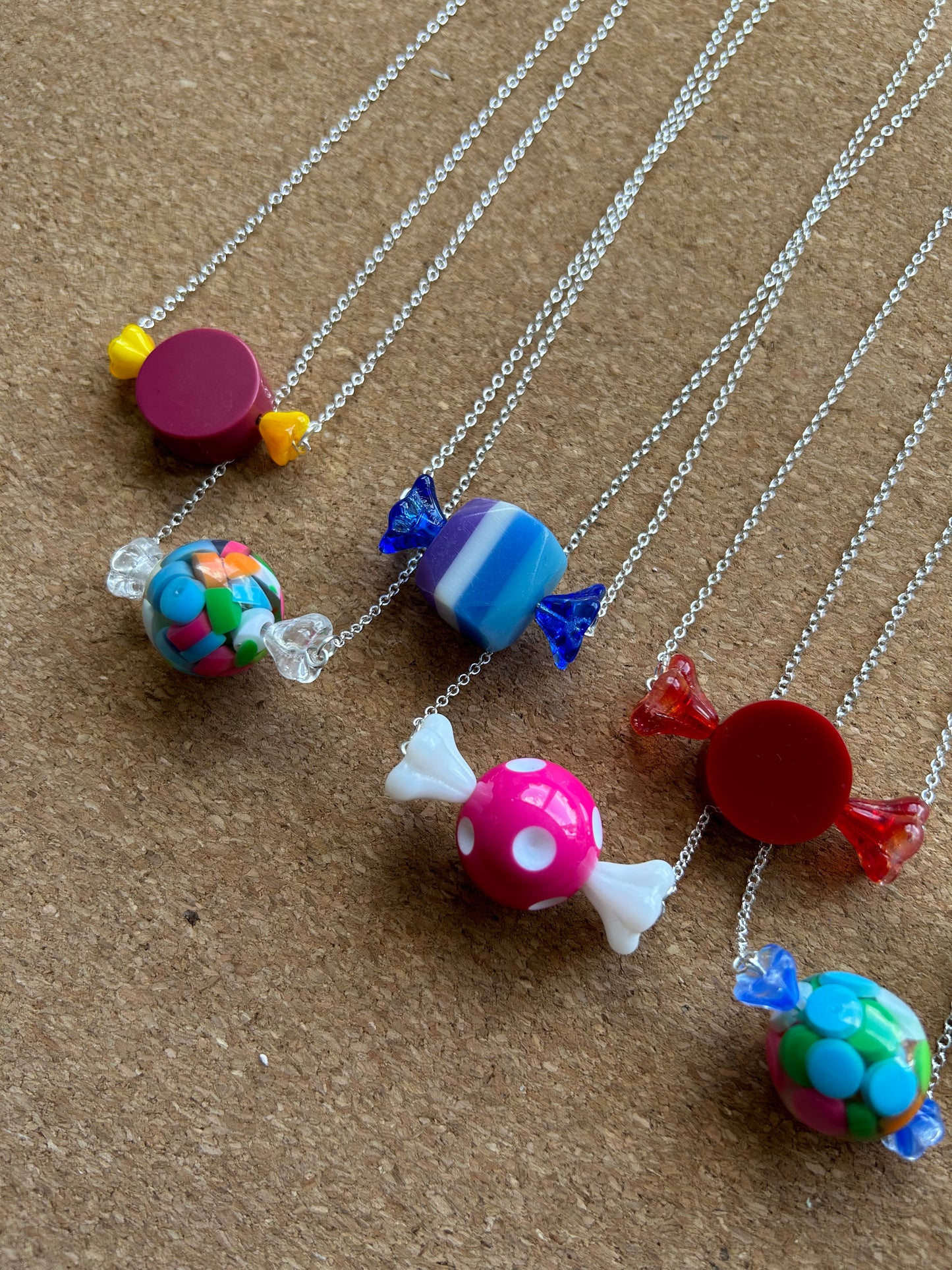 Bonbon Resin & Glass Necklaces No.3