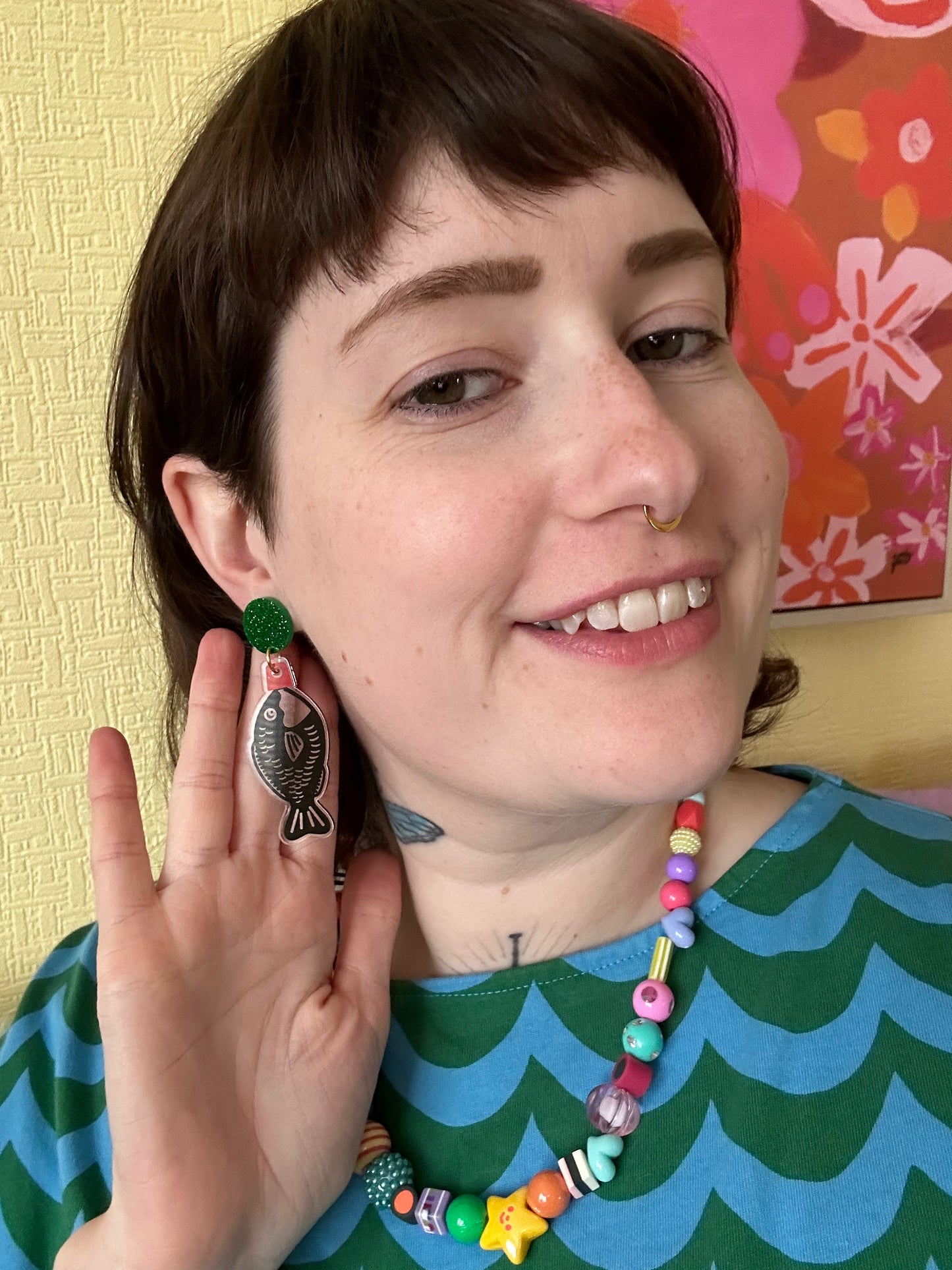 Soy Sauce Acrylic Earrings