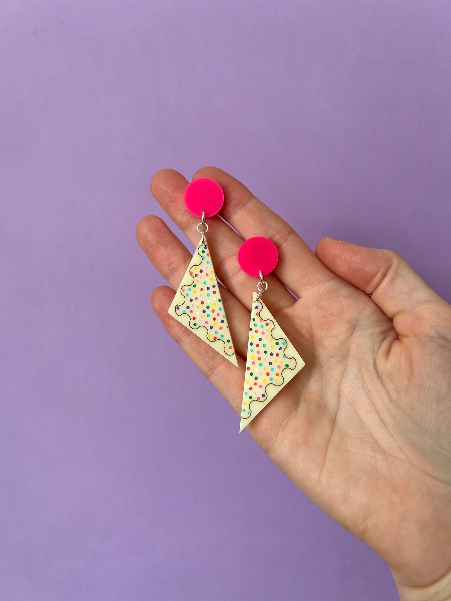 Fairy Bread Acrylic Earrings