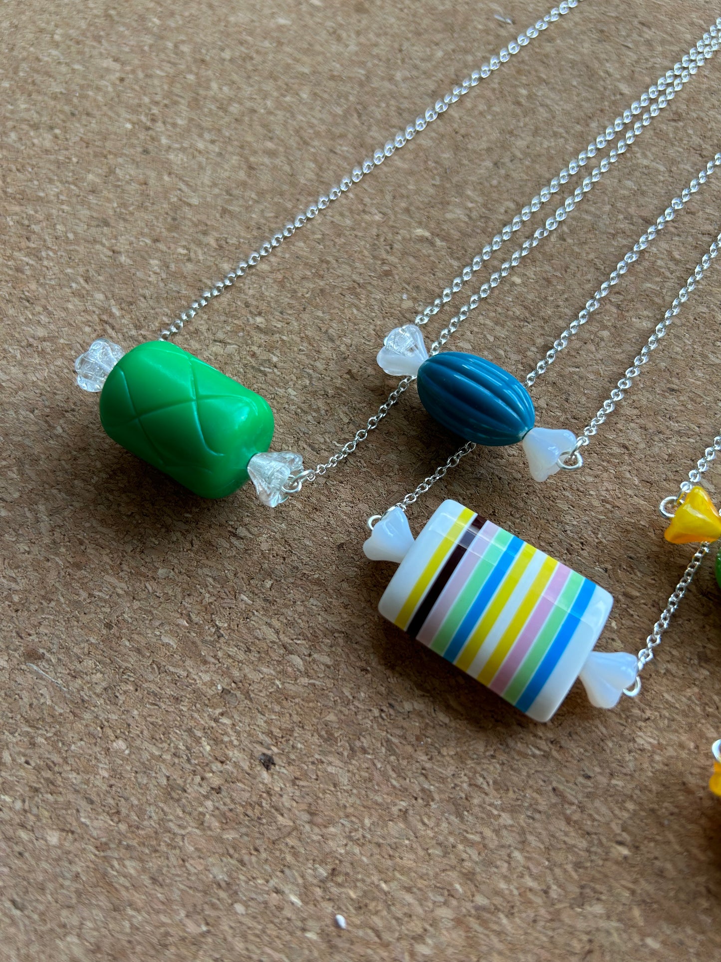 Bonbon Resin & Glass Necklaces No.1