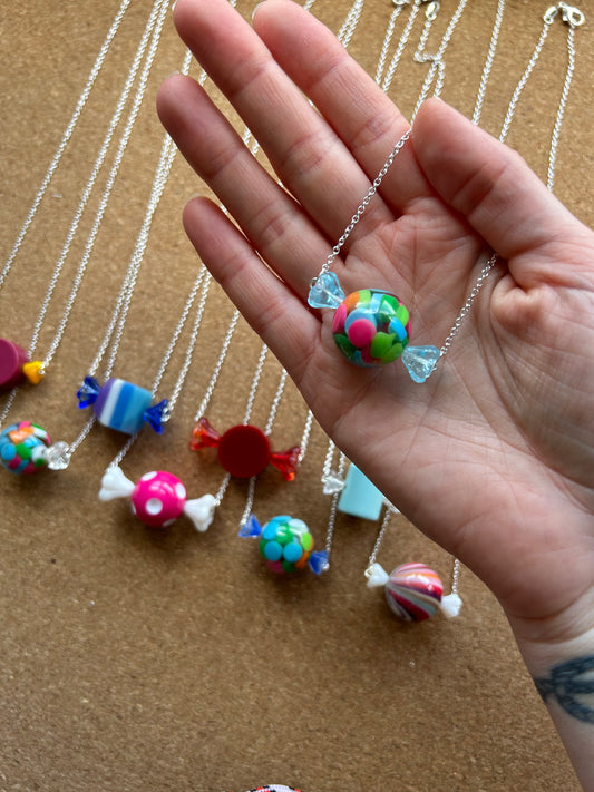 Bonbon Resin & Glass Necklaces No.3