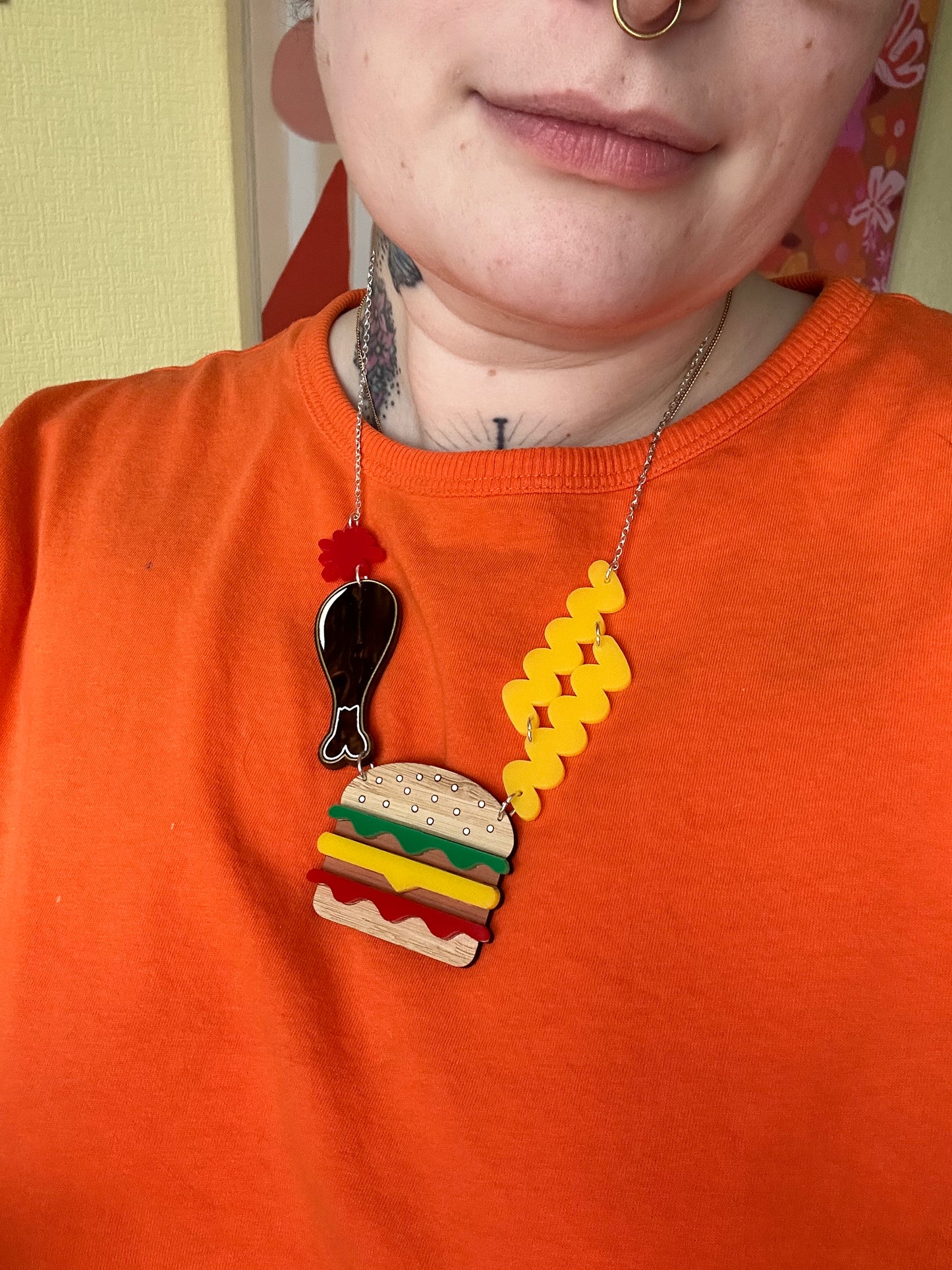Junk Food Acrylic Necklaces